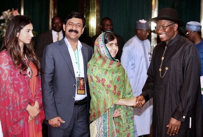 マララさん、ナイジェリア大統領に拉致少女の親との面会求める