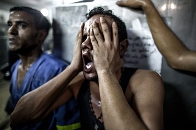 ガザ地区の国連難民キャンプに着弾、子ども8人死亡