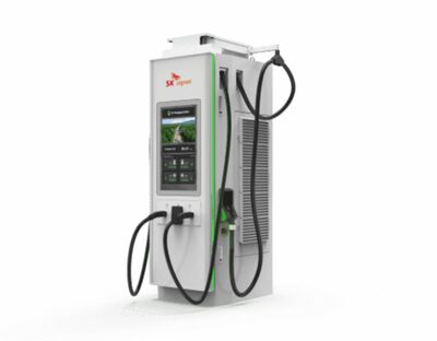 「短時間で大容量電力」韓国SKシグネットが400kW一体型モデルを発売…EV超急速充電の主導権狙う