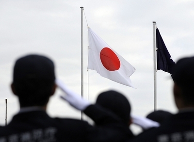 新春恒例、東京消防庁の出初め式