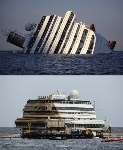 伊座礁船引き起こし、「ジェットコースターのようだった」責任者