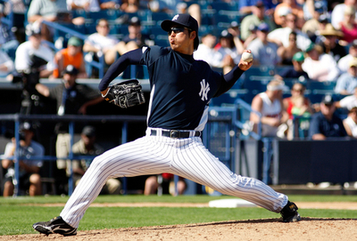 井川 ツインズとのオープン戦で2回無失点