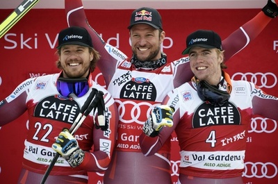 スビンダルが男子スーパー大回転優勝、アルペンスキーW杯