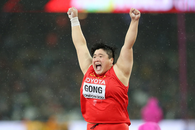 中国勢金メダル第1号は女子砲丸投げ 世界陸上