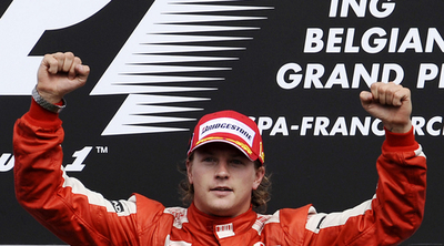 ライコネンがシーズン初優勝、ベルギーGP