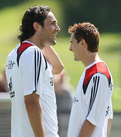 バイエルン 07-08シーズンに向け練習を行う