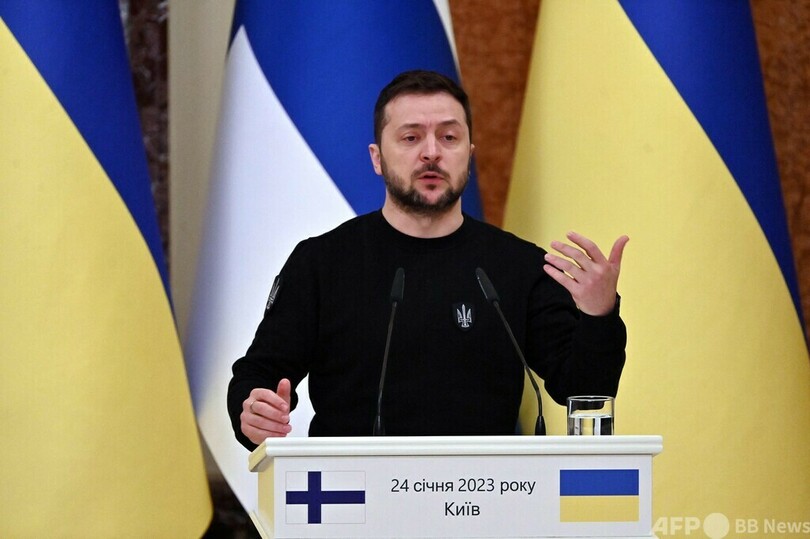 ウクライナ大統領、西側は長距離ミサイル・戦闘機も提供を