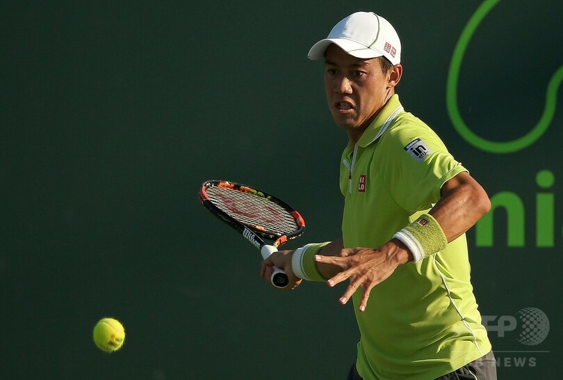 錦織が準々決勝へ、ゴフィンをストレートで一蹴 マイアミ・オープン