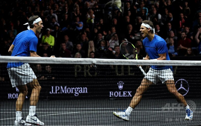 フェデラーとナダルがついに共闘！夢のダブルス実現で「一生の思い出」に