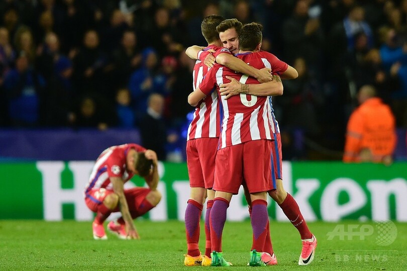 レスターは8強で夢破れる、アトレティコが欧州CL準決勝へ