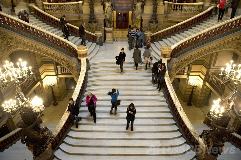 ちょこっと旅気分、パリ・オペラ座館内