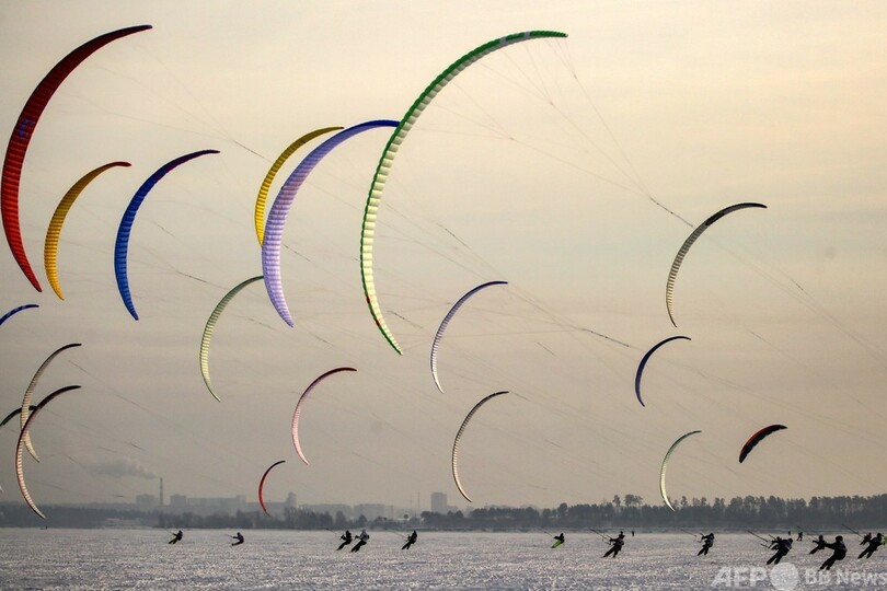 【今日の1枚】極寒の空に重なる弧