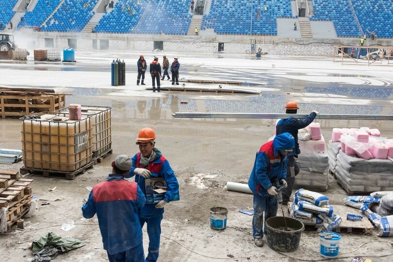 北朝鮮労働者の虐待的職場環境、FIFA人権機関が警告 ロシアW杯