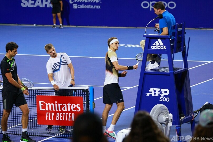 ズベレフにメキシコOP追放処分、激高しラケットで審判台たたく