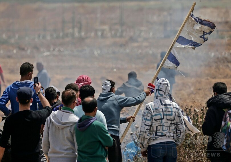 パレスチナ・ガザで3週連続のデモ、イスラエル軍との衝突続く