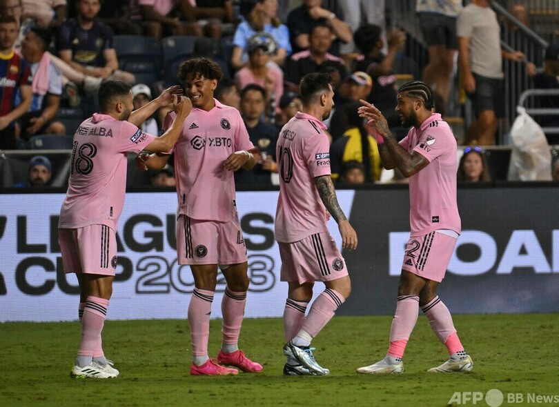 メッシが6戦連発 マイアミ快勝でリーグス杯決勝へ