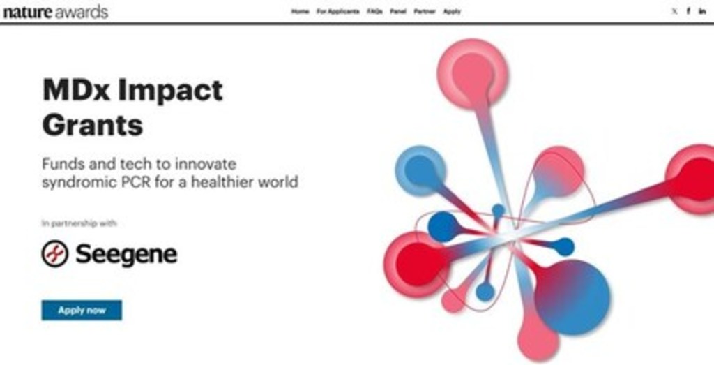 Seegeneとシュプリンガーネイチャーが「Nature Awards MDx Impact Grants」 写真1枚 国際ニュース