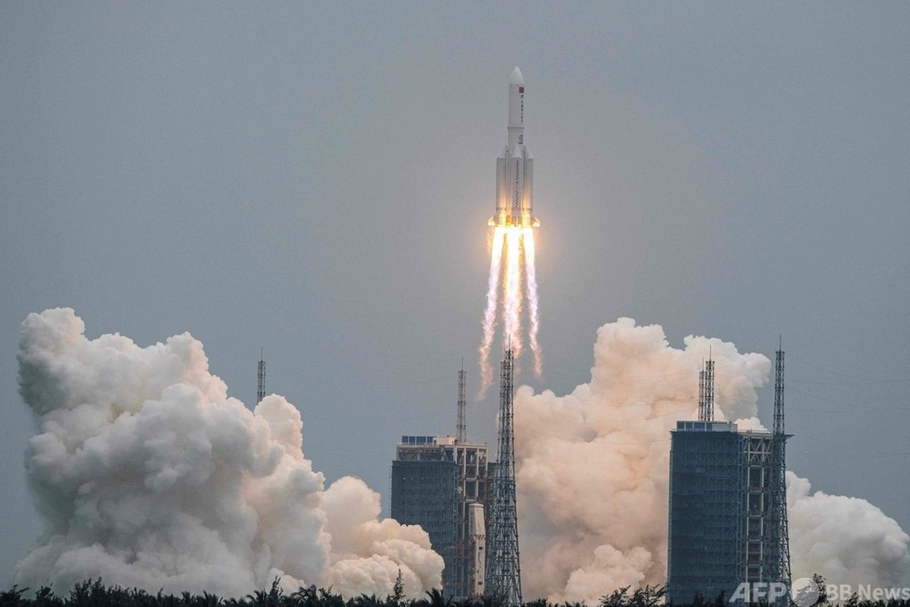 中国、独自の宇宙ステーションのコアモジュール「天和」打ち上げ