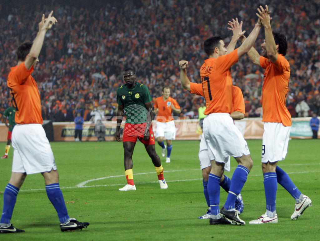 サッカー 親善試合 オランダがカメルーンに勝利 オランダ 国際ニュース Afpbb News