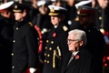 英ロンドンで開かれた第1次世界大戦終結100年記念式典に出席したドイツのフランクワルター・シュタインマイヤー大統領（2018年11月11日撮影）。(c)Ben STANSALL / AFP