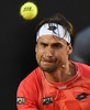 テニス、リオ・オープン男子シングルス準決勝。リターンを狙うダビド・フェレール（2015年2月21日撮影）。(c)AFP/VANDERLEI ALMEIDA