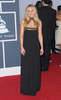 米・ロサンゼルス市内で開催された第52回グラミー賞（Grammy Awards）授賞式に出席した女優のクリステン・ベル（Kristen Bell、2010年1月31日撮影）。（c）AFP/Getty Images/Jason Merritt