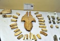 ボリビア南東部パディージャ（Padilla）近郊で発見された化石（2014年9月19日撮影）。(c)AFP/Aizar Raldes