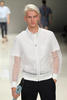 15年春夏「メルセデス・ベンツ ファッション・ウィーク 東京（Mercedes-Benz Fashion Week TOKYO）」で新作を発表したミスター・ジェントルマン（MR.GENTLEMAN）（2014年10月18日撮影）。(c)AFPBB News/JFWO/MBFWT