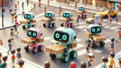 ピザを注文すると、ロボットが配達…韓国・自動運転配達が始動