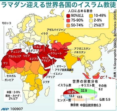 断食月「ラマダン」迎える世界のイスラム教徒