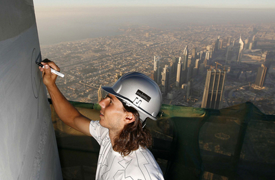 ナダル世界最高層ビル ｢ブルジュ・ドバイ｣を訪れる