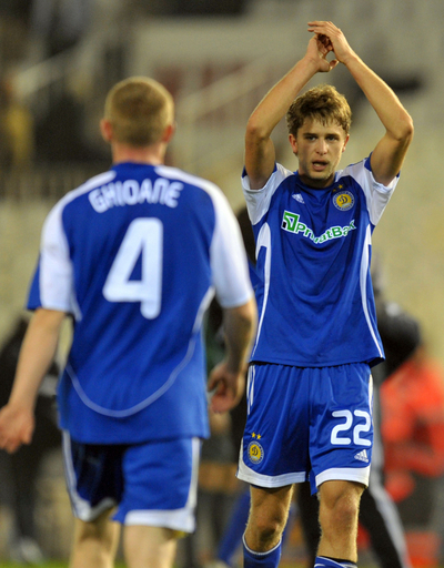 ディナモ・キエフ アウェーゴールでバレンシアを下し決勝トーナメント2回戦へ