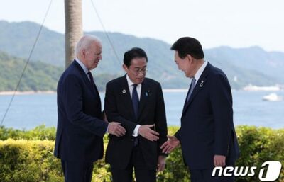 日米韓首脳会談で「処理水のフェイクニュース」論議か…「韓国の世論刺激」の指摘も