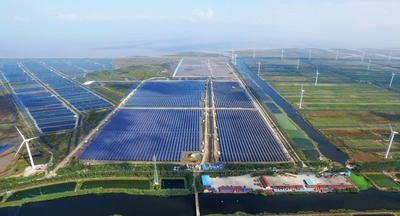 「漁電共生」でグリーン・低炭素発展を推進 中国江蘇省南通市