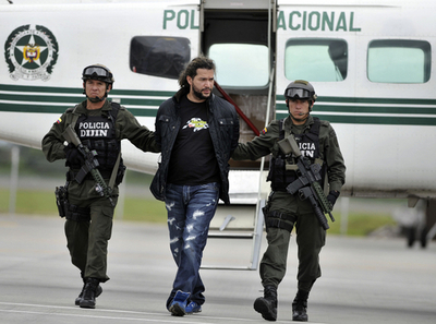 麻薬密売組織のリーダーを逮捕、コロンビア