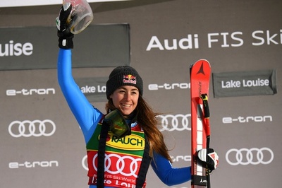 ゴッジアがスーパーG制す、レイクルイーズ3連勝 アルペンW杯