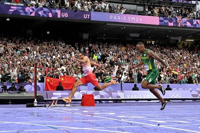 陸上男子400mリレーはカナダが金 日本は5位 パリ五輪