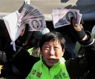 総書記誕生日に批判風船キャンペーン、韓国