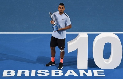 キリオスがブリスベン国際制す、母国でツアー通算4勝目