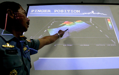 行方不明機のブラックボックスの位置を特定、回収は米海軍の協力で - インドネシア