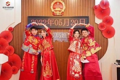 結婚ラッシュ！ 5月20日に中国で31万組超が婚姻届提出