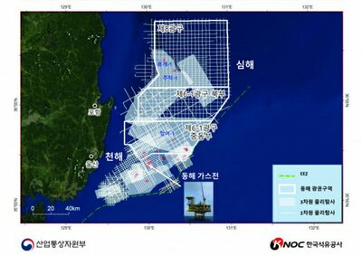 韓国南東沖の「石油・ガス」、年末に初のボーリング調査…成功すれば2035年にも生産へ