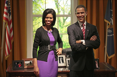 マダム・タッソーにオバマ「夫人」のろう人形も登場