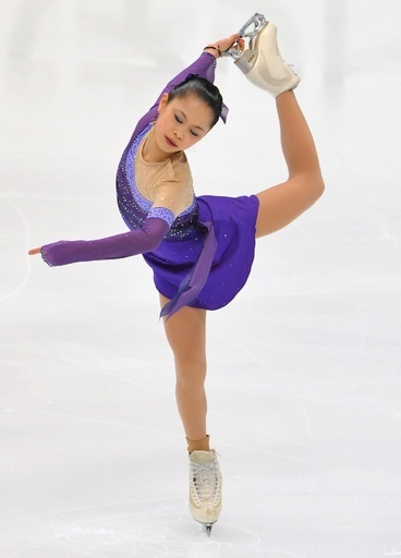 女子SPの演技に臨む宮原知子、フィギュア四大陸選手権