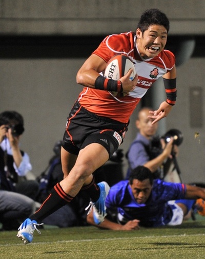 ラグビー日本代表、W杯前哨戦でサモアに勝利