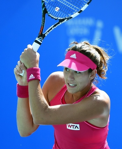 ムグルサがまた番狂わせ、第2シードのハレプに勝利 武漢オープン