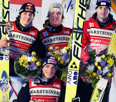 ＜ノルディックスキー・ジャンプ 06-07W杯・第23戦＞オーストリアチーム 今季団体初優勝を果たす - ドイツ