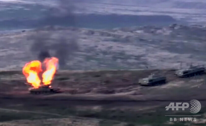 アルメニアとアゼルバイジャン、係争地で軍戦闘