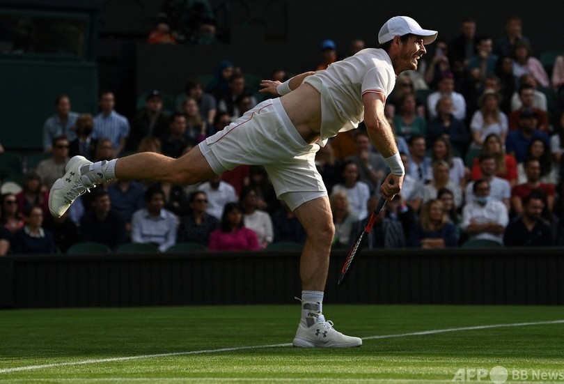 元王者マレー、ウィンブルドンで4年ぶり単勝利 第24シード破る