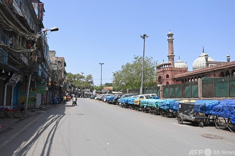 印首都の新規感染者、過去最多の2万4000人